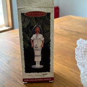 Hallmark Keepsake Ornament 1996 Native American Barbie